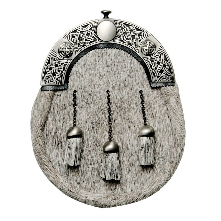 Sporran antique percé