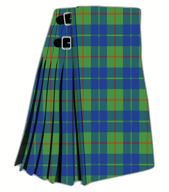 Kilt en tartan ancien de Barclay Hunting