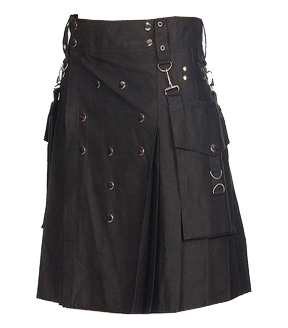 Kilt pistolet noir pour les vrais