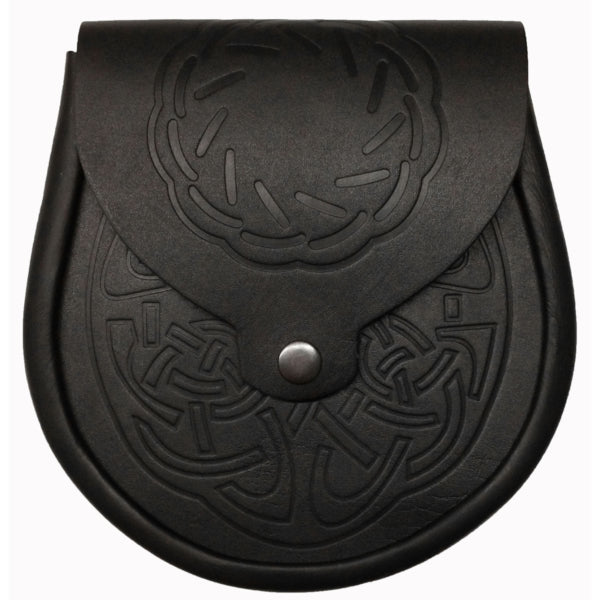 Sporran économique en relief avec cercle celtique