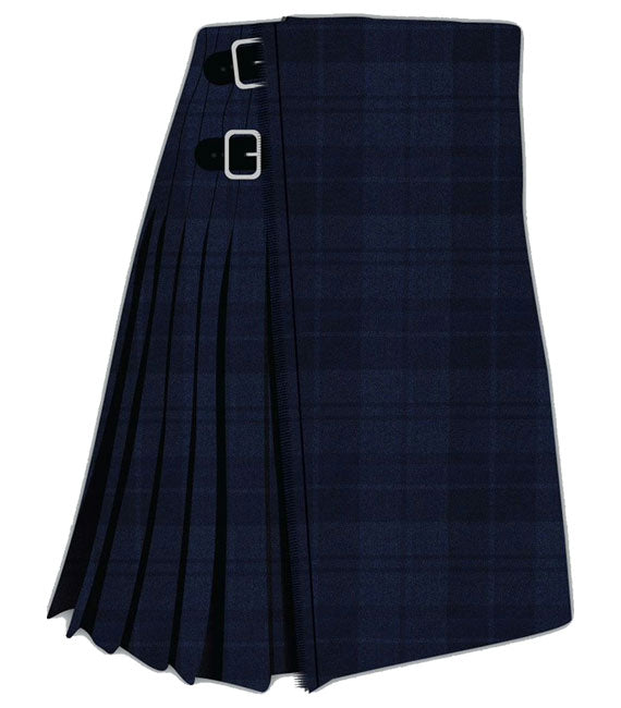 Kilt écossais bleu marine foncé Douglas