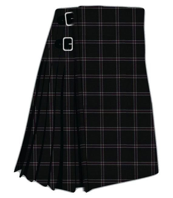 Dark Hebridean Purple Tartan Kilt