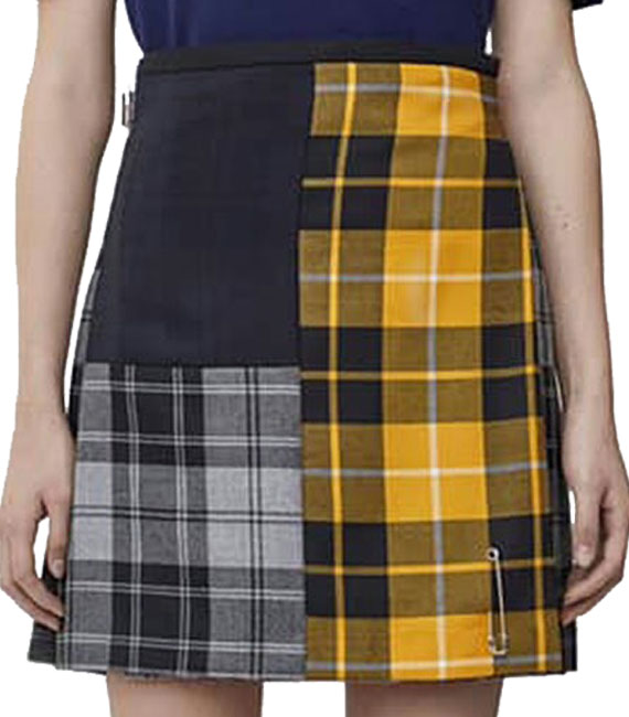 Kilt tendance à assortir pour femme