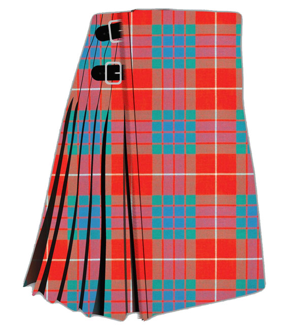 Fraser Red Modern Tartan Kilt