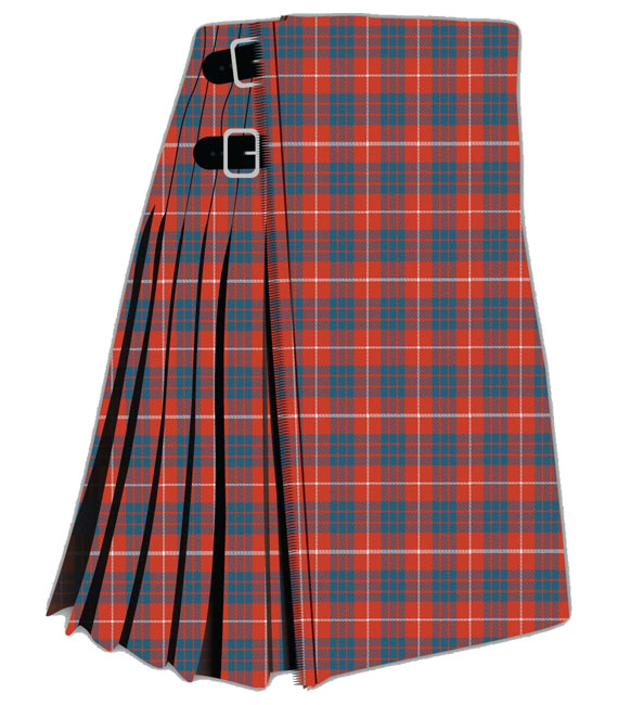Kilt en tartan ancien de Hamilton