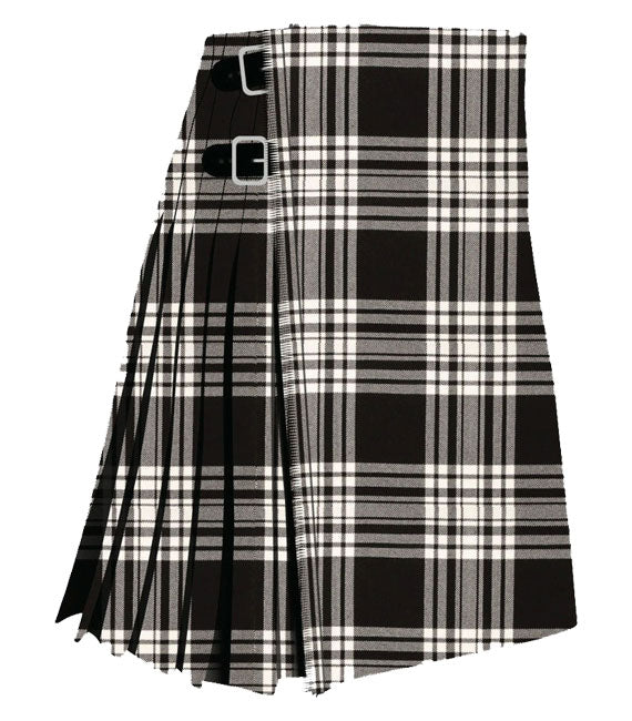 Tartan noir et blanc Menzies