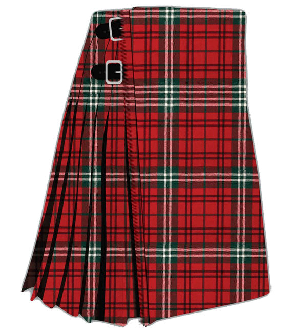 Kilt tartan moderne rouge Morrison