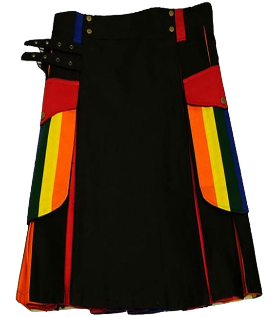Rainbow Style Women Hybraid Kilt