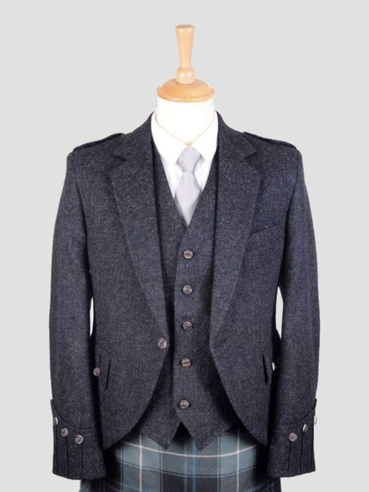 Argyll Tweed Jacket - Charcoal