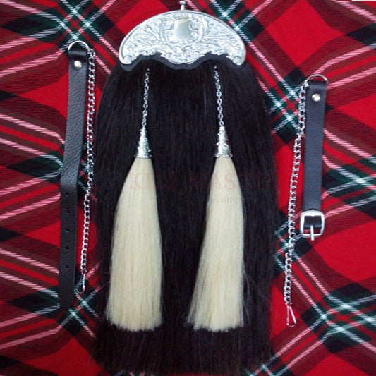 Black Horse Hair Sporran