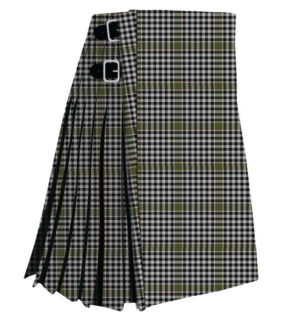 Clan Burns Check Premium Tartan Kilt