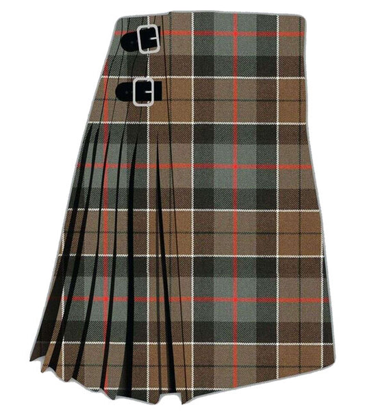 Clan Leslie Green Weathered Tartan Kilt