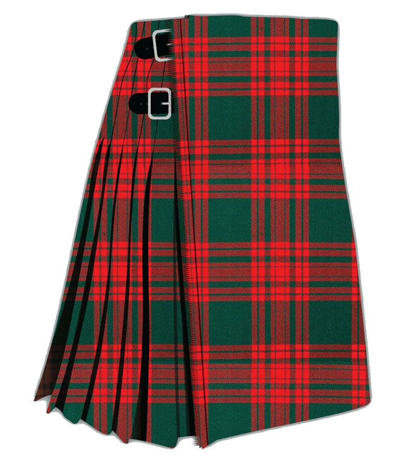 Clan Menzies Green Modern Tartan Kilt