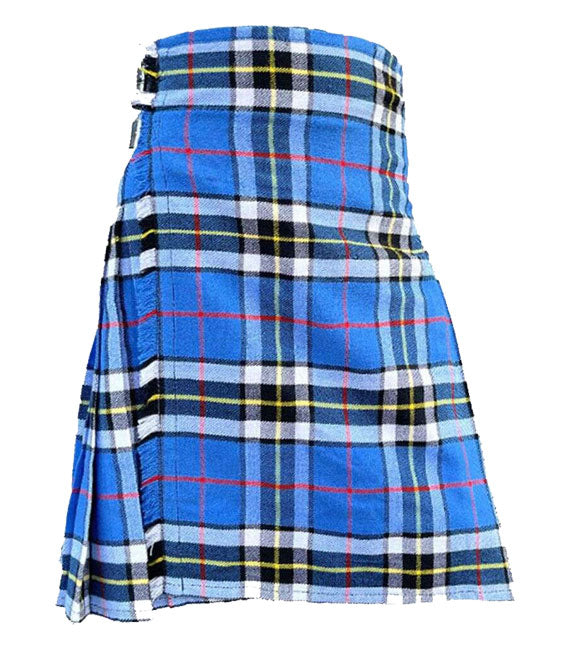 Clan Thompson Dress Blue Tartan Kilt