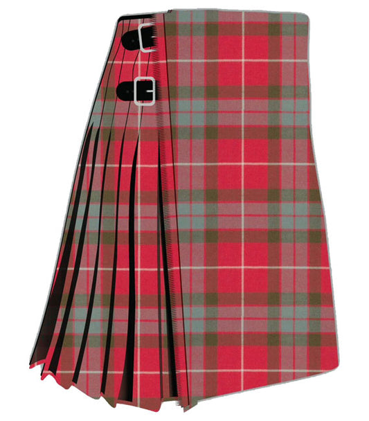 Fraser Red Weathered Tartan Kilt