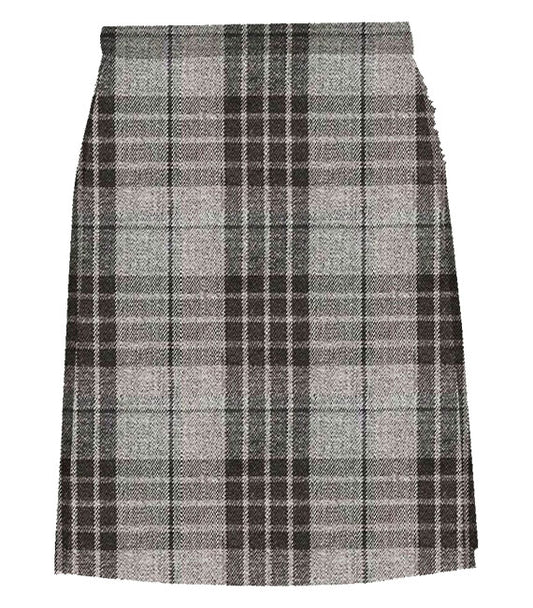 Grey Tartan Kilt For Women