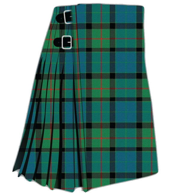 Gun Muted Tartan Kilt