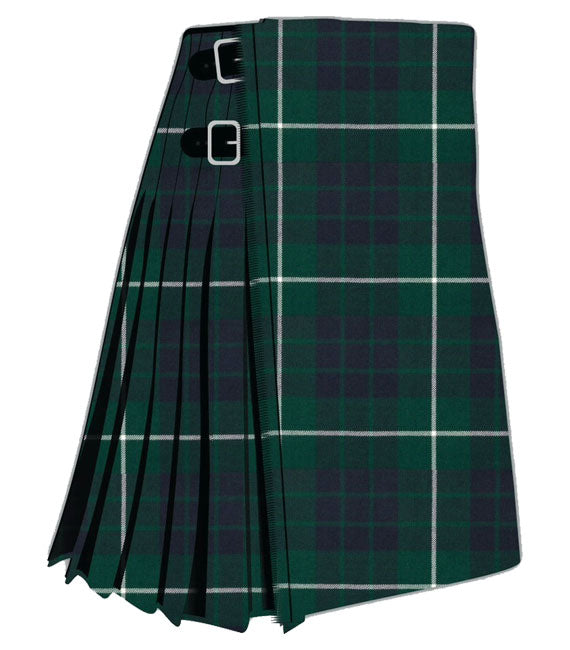 Hamilton Green Modern Tartan Kilt