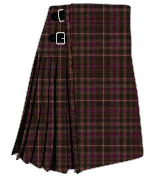 Hebridean Salmon Herringbone Tartan Kilt