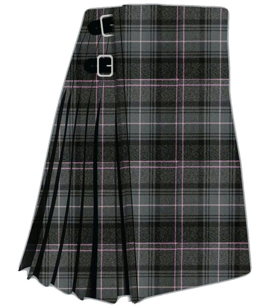 Highland Granite Pink Tartan Kilt