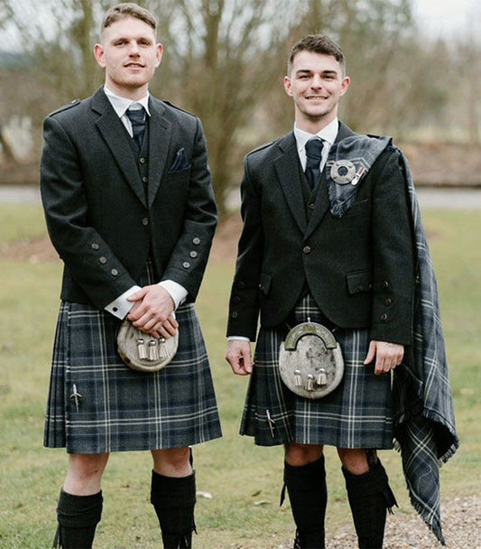 Highland Storm Tartan Kilt