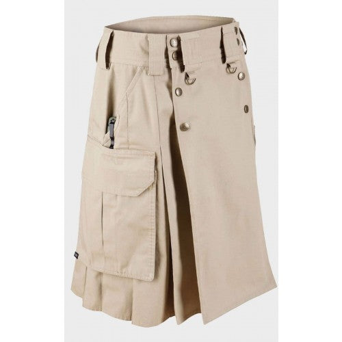 Khaki Combat Utility Kilt For Sale