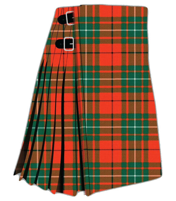 MacAuly Red Ancient Tartan Kilt