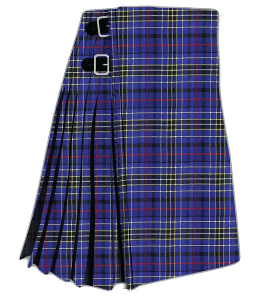 Modern Blue Tartan Kilt