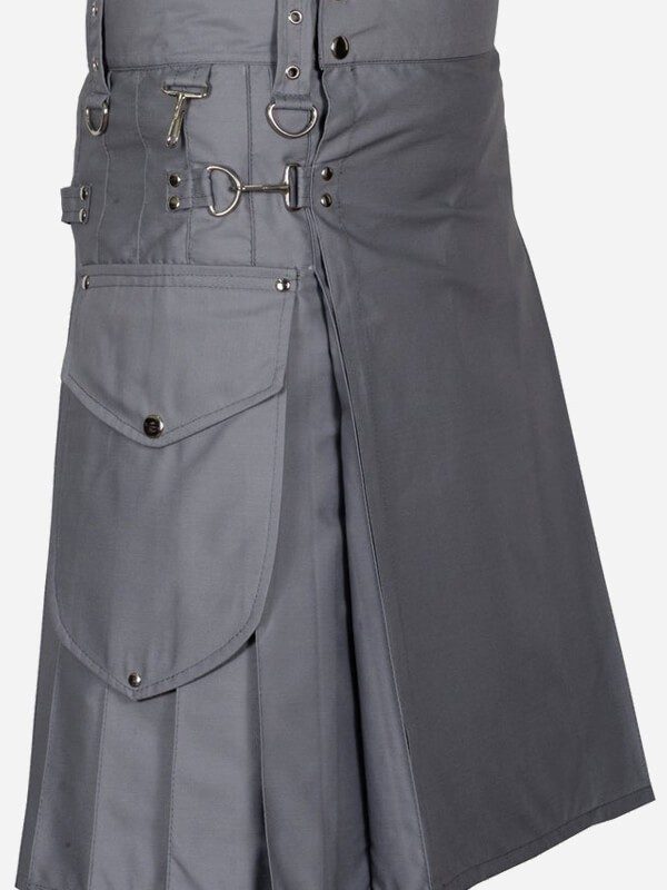 Modern Utility Kilt With Cargo Pockets Kilt For Men