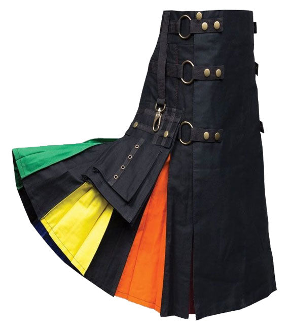 RainBow Hybrid Utility Kilt For Stylish Men