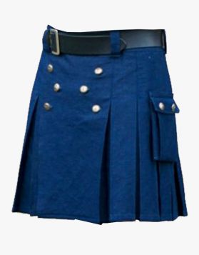 Ultimate Classic Blue Utility Kilt For Sale